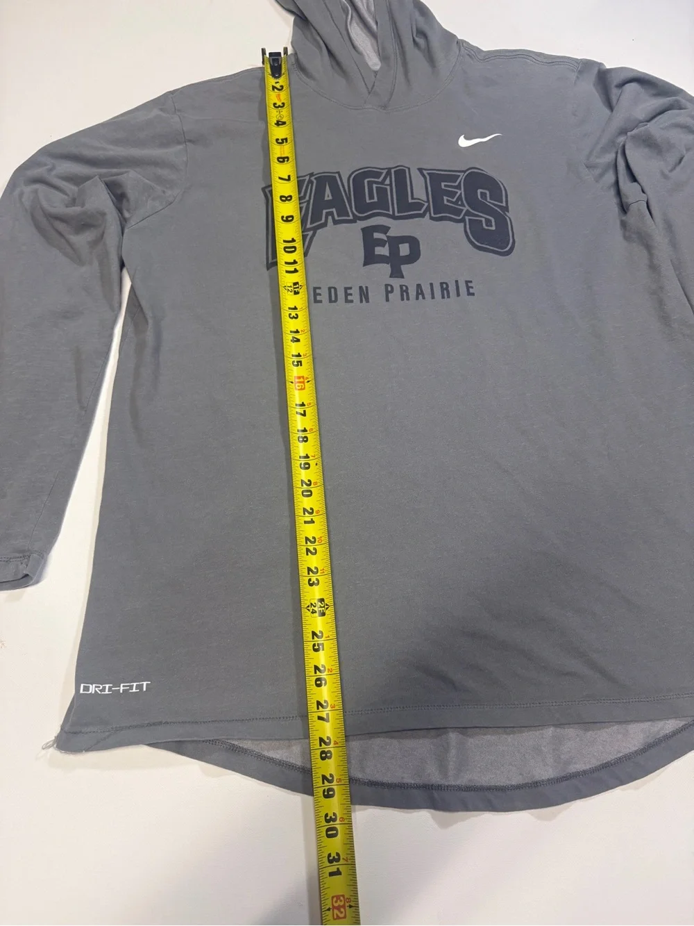 Nike‎ Gray Eagles Eden Prairie Hooded Dri-FIT Top